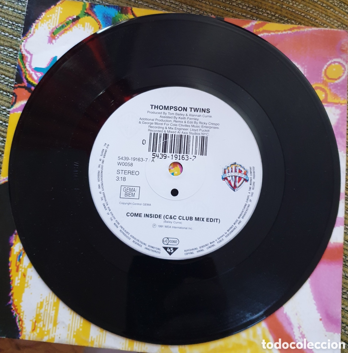 Discos de vinilo: Thompson twins - come inside - Foto 2