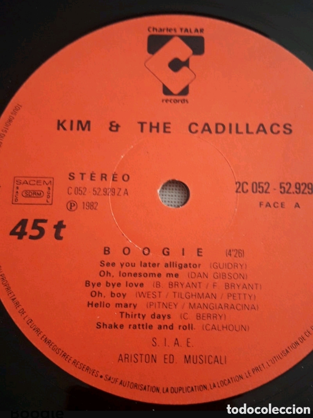 Discos de vinilo: Maxi single Kim & The Cadillacs. Boogie - Foto 3