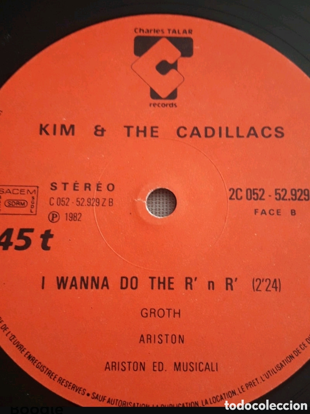 Discos de vinilo: Maxi single Kim & The Cadillacs. Boogie - Foto 4