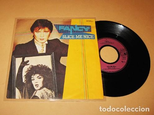 Discos de vinilo: FANCY - SLICE ME NICE - SINGLE - 1984 - HIT ITALO DISCO - Foto 1