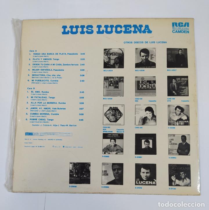 Discos de vinilo: LUIS LUCENA. EL AMO. LP. TDKLP19 - Foto 2