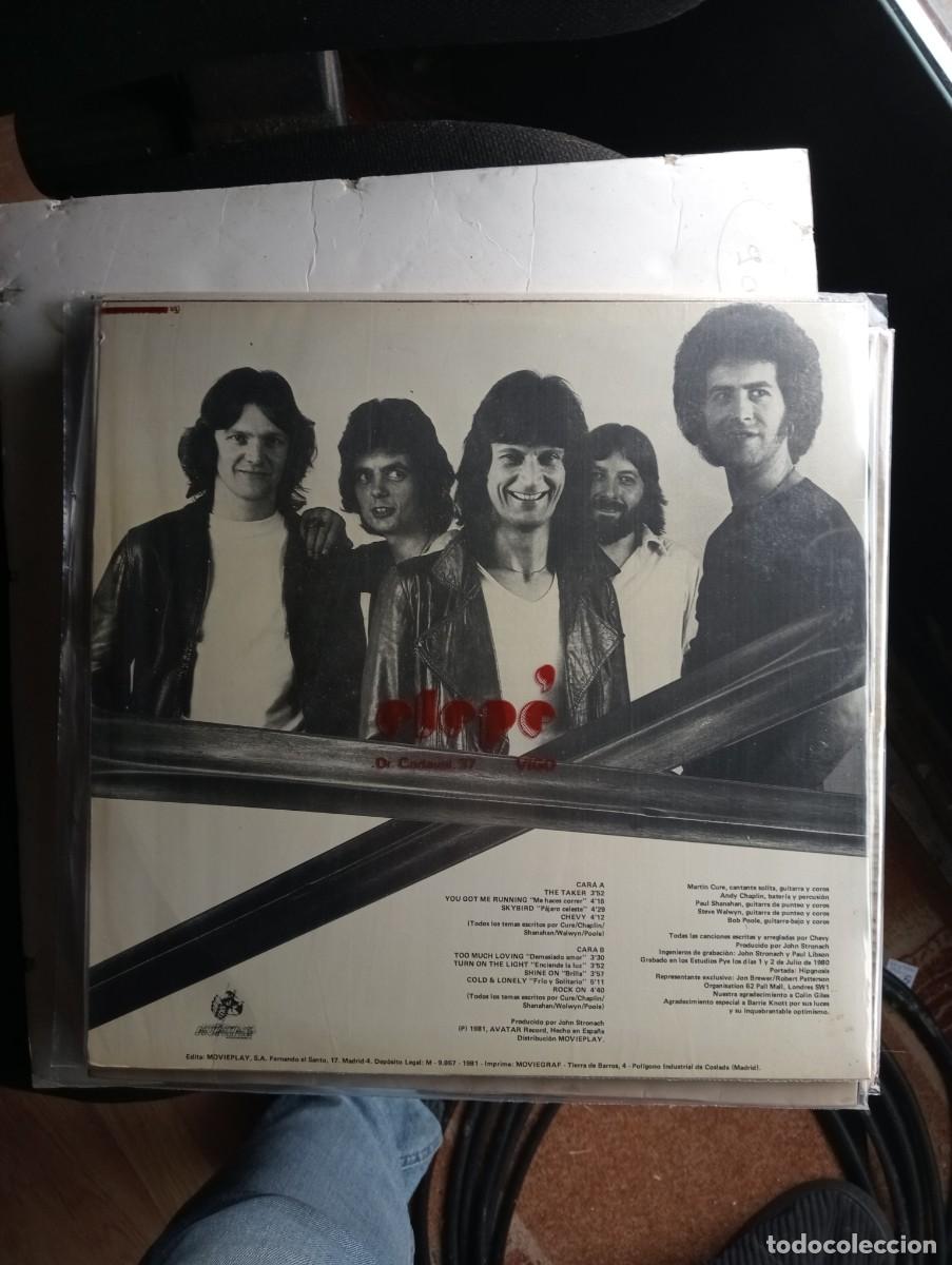 Discos de vinilo: chevy the taker 1981 heavy metal lp - Foto 2