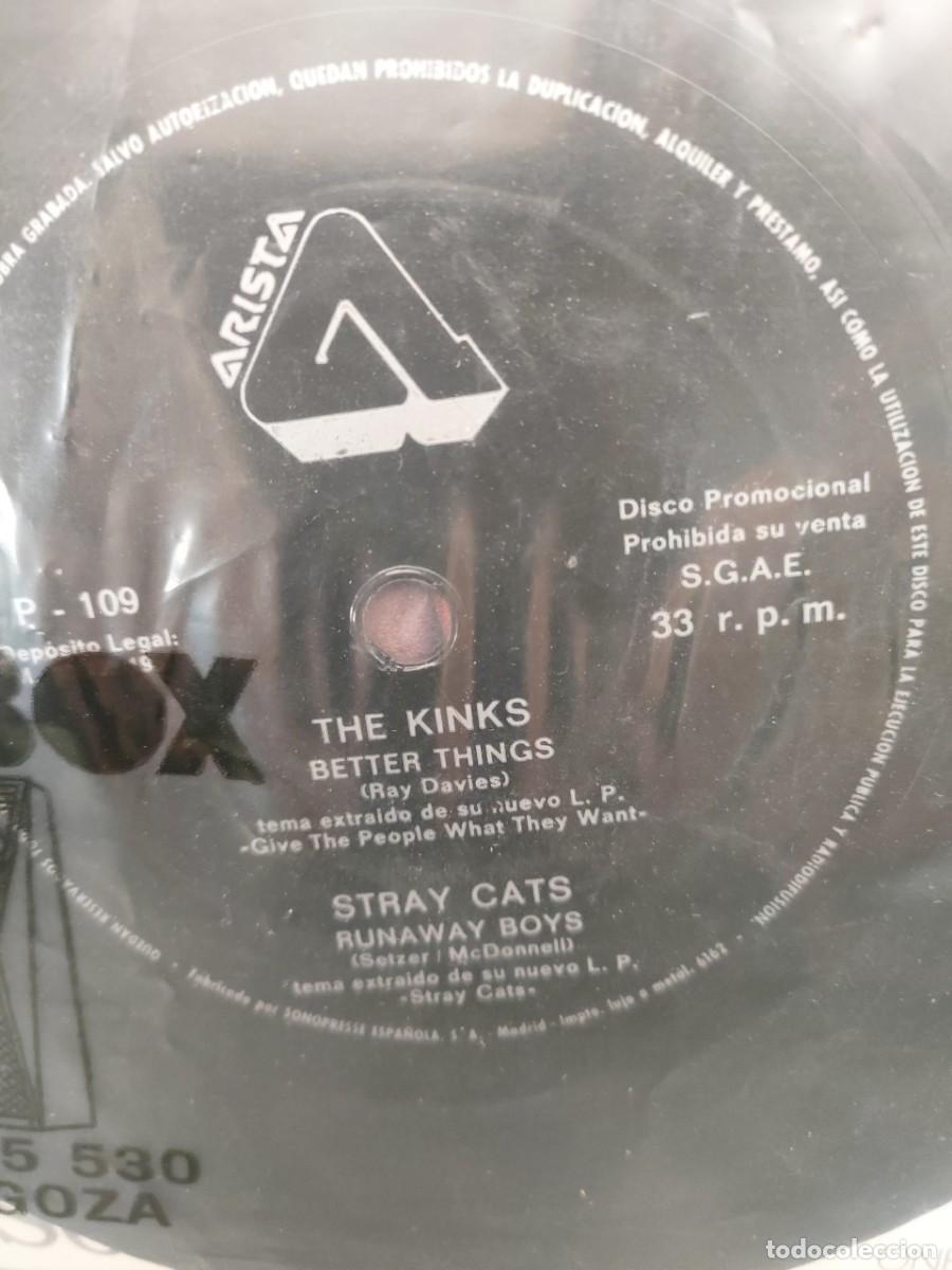 Discos de vinilo: FLEXI DISC THE KINKS Y STRAY CATS - Foto 1