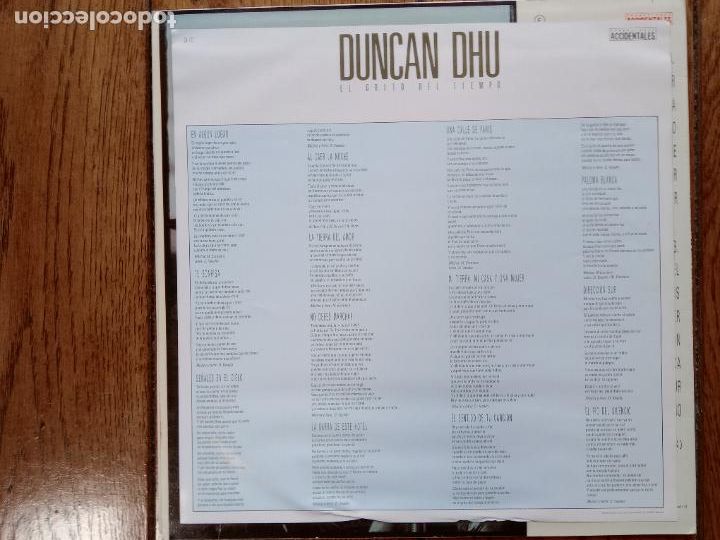 Discos de vinilo: Duncan Dhu - el grito del tiempo - Foto 3