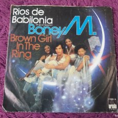 Discos de vinilo: BONEY M. – RIOS DE BABILONIA, VINYL 7” SINGLE 1978 SPAIN 11 999 A. Lote 399031854