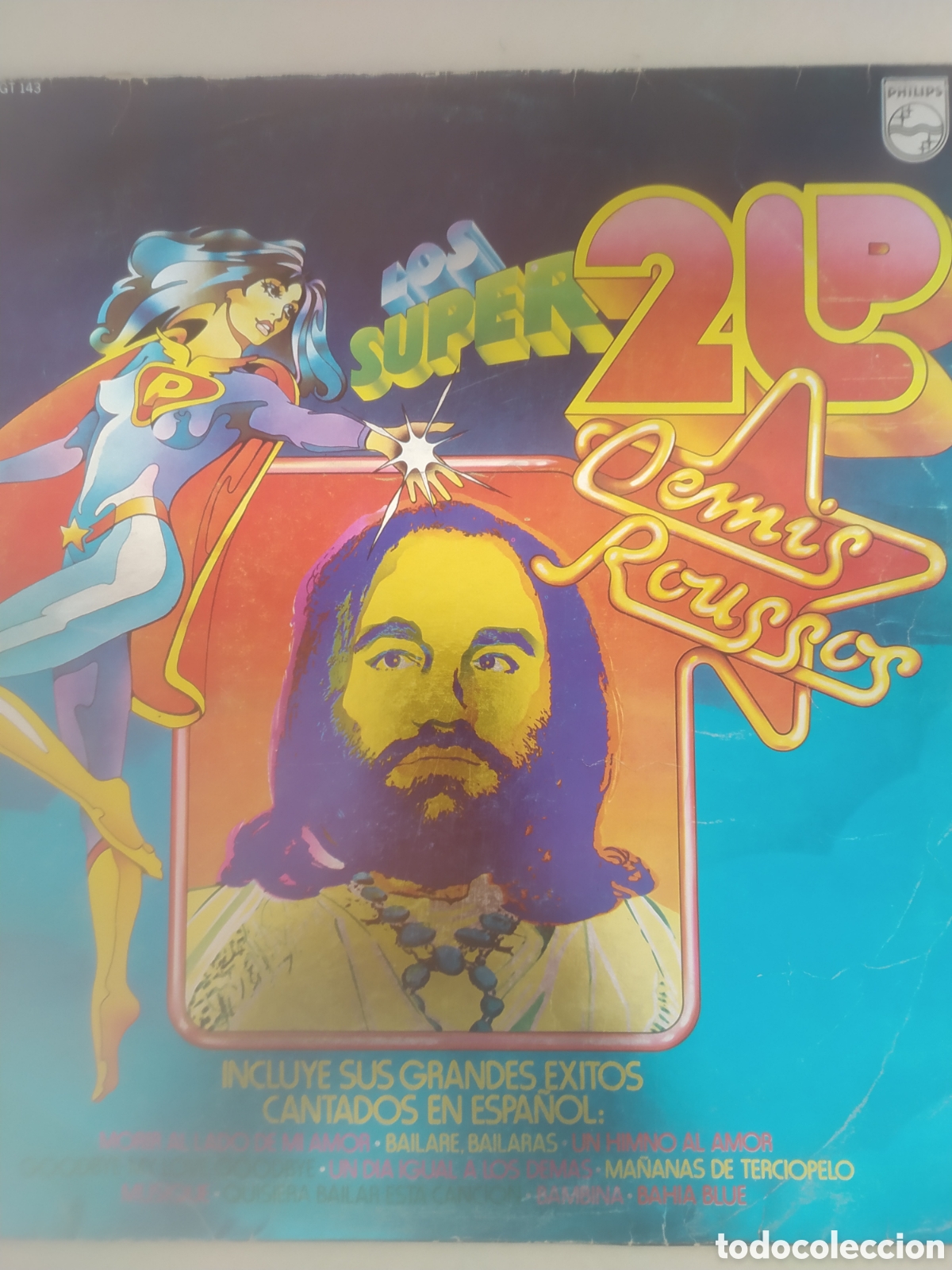 Discos de vinilo: Demis Roussos los super grandes &eacute;xitos en espa&ntilde;ol - Foto 1
