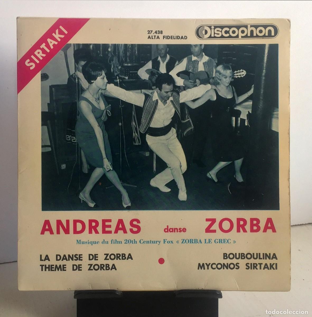Discos de vinilo: ANDREAS DANSE ZORBA. EP. Sirtaki - Foto 1
