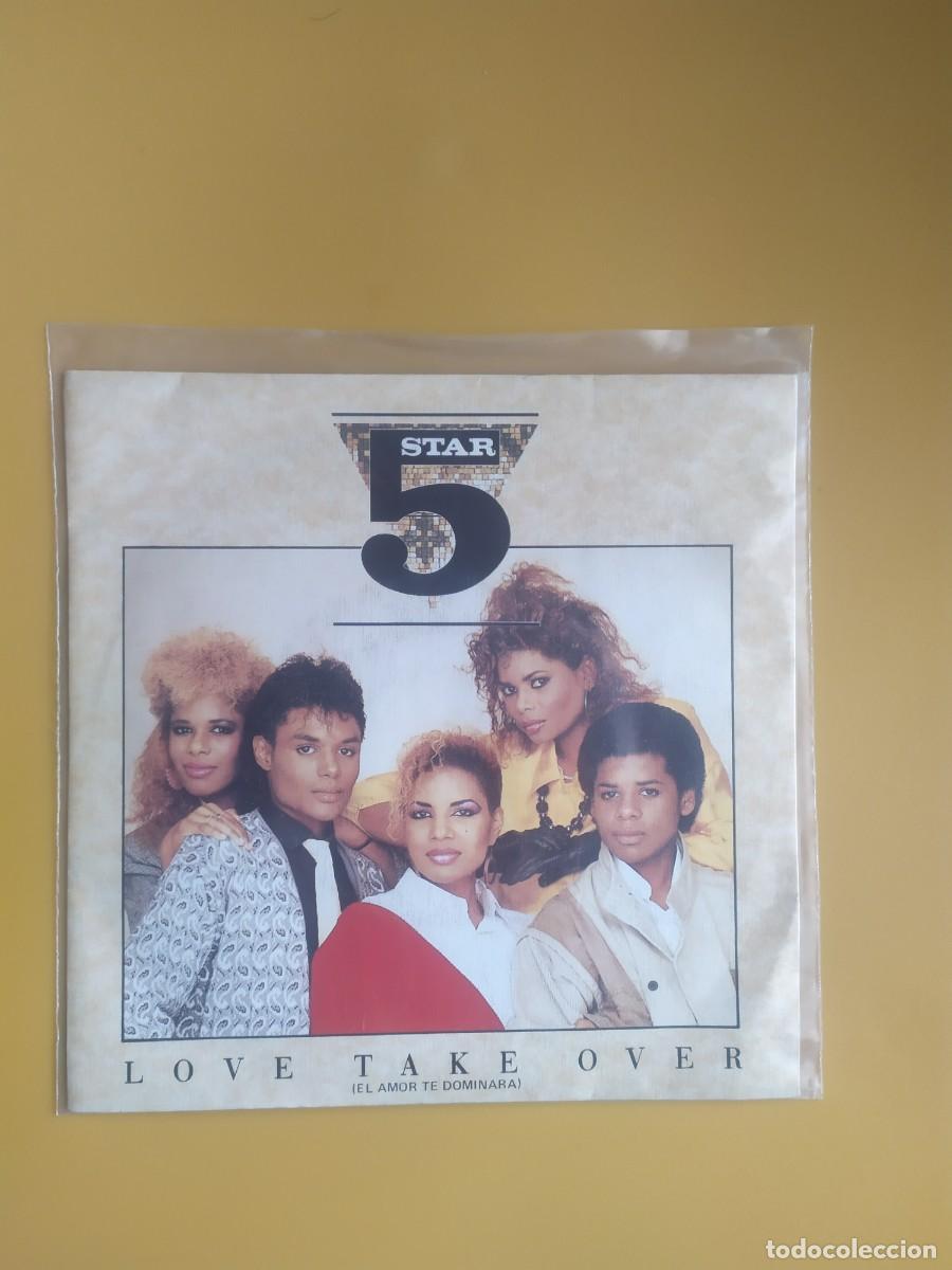 Discos de vinilo: 5 Star - Love take over / Keep in touch 1985 - Foto 1