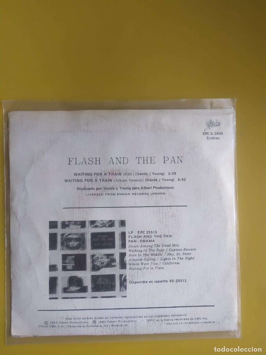Discos de vinilo: Flash and the Pan - Waiting for a train 1983 - Foto 2