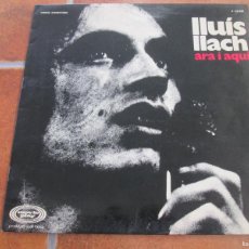 Discos de vinilo: LLUIS LLACH - ARA I AQUI. LP, ED MOVIEPLAY 12” 1970. LABELS VERDE, LIBRETO. BUEN ESTADO (VG/ VG+). Lote 399135554