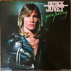 Discos de vinilo: PATRICK JUVET : GOT A FEELING [CASABLANCA - USA 1978] LP