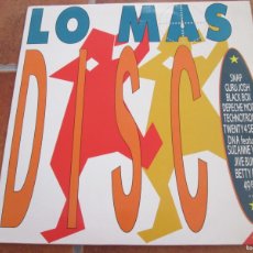 Discos de vinilo: LO MÁS DISCO. DOBLE LP, EDICIÓN ESPAÑOLA 12” DE 1990. MUY BUEN ESTADO (VG+)