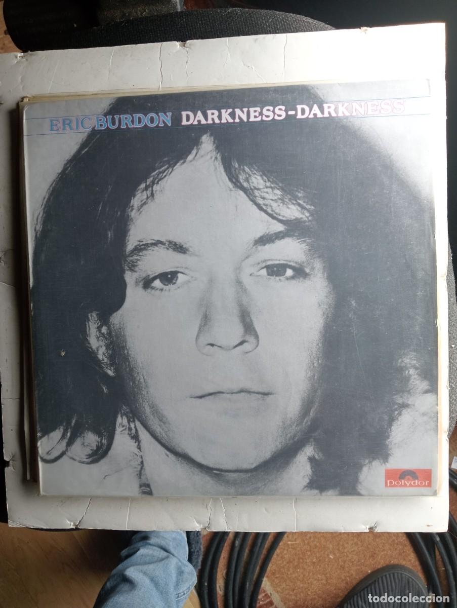 Discos de vinilo: eric burdon darkness darkness lp 1989 rock blues - Foto 1