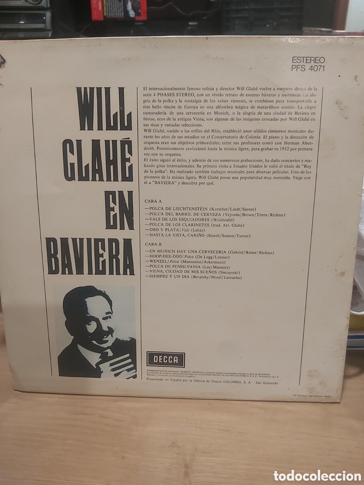 Discos de vinilo: Lp willgkahein bavaria decca Will glahe - Foto 2