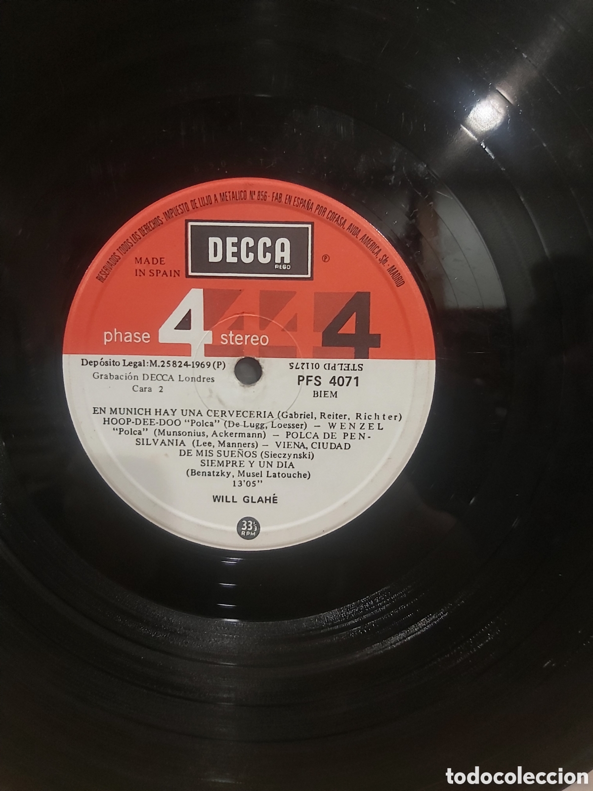 Discos de vinilo: Lp willgkahein bavaria decca Will glahe - Foto 3
