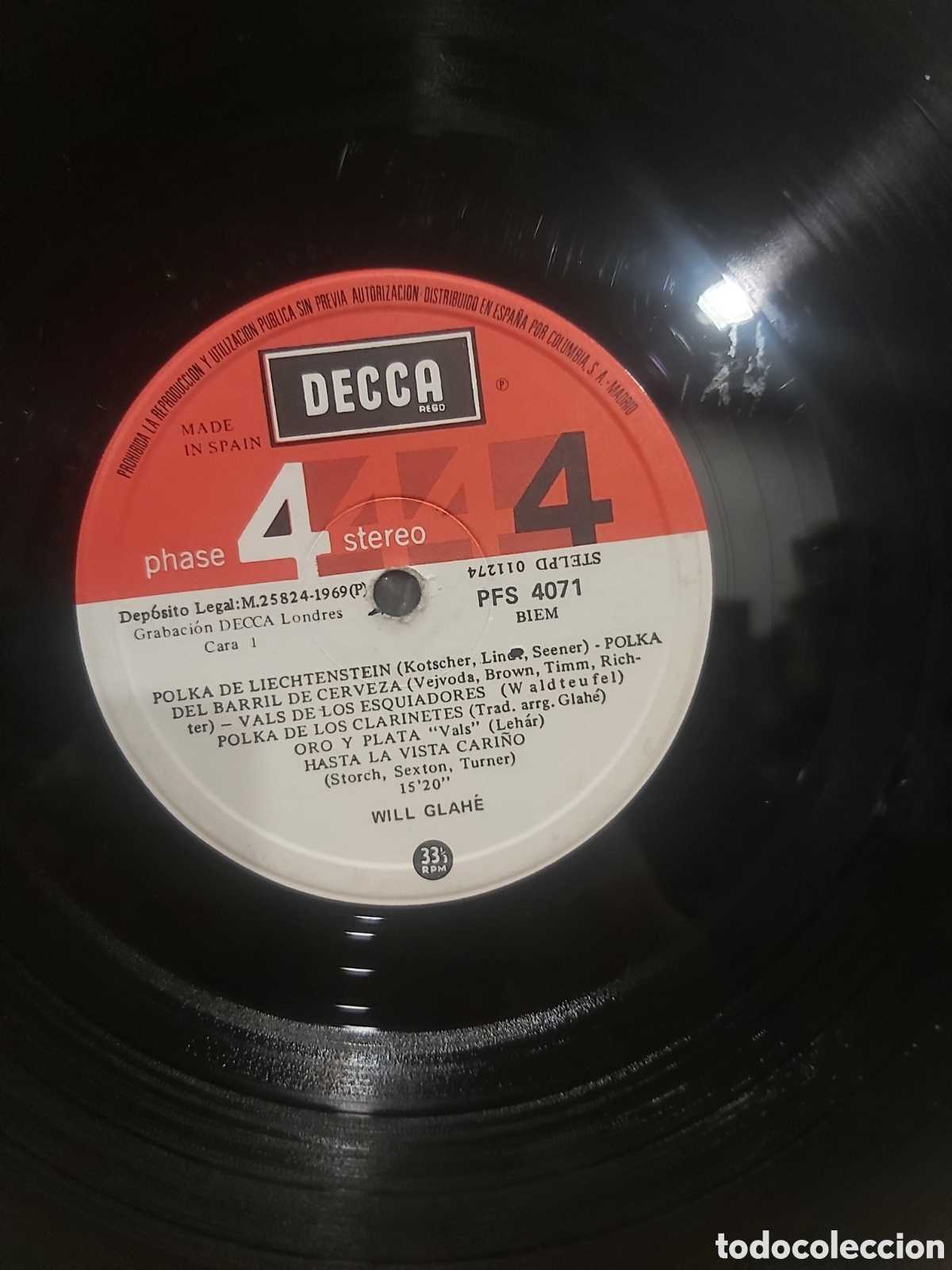 Discos de vinilo: Lp willgkahein bavaria decca Will glahe - Foto 4