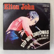Discos de vinilo: SINGLE ELTON JOHN - STEP INTO CHRISTMAS - ESPAÑA - AÑO 1973. Lote 399174914