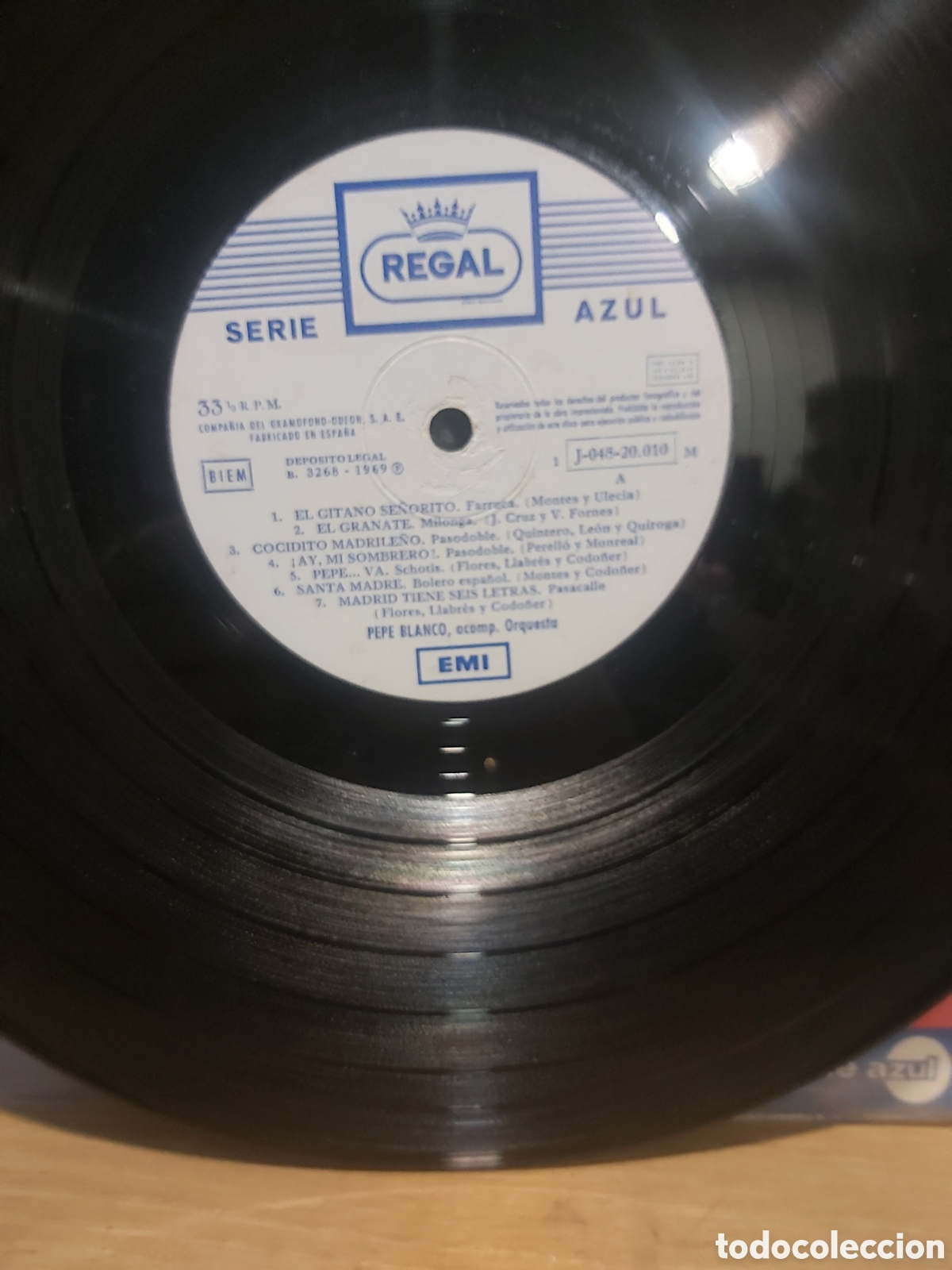 Discos de vinilo: Lp pepe blanco EMI regal. 1969 - Foto 4