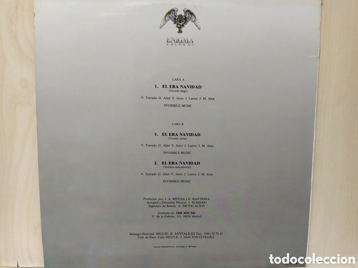 Discos de vinilo: La Se&ntilde;al - El Era Navidad (12&rdquo;, Maxi) - Foto 2
