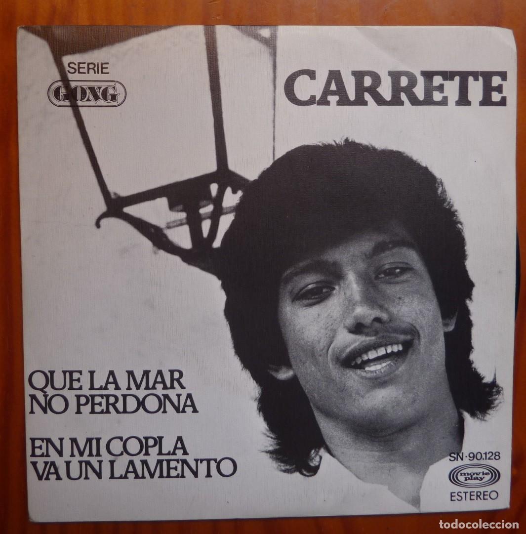 Discos de vinilo: CARRETE / QUE LA MAR NO PERDONA / 1976 / SINGLE - Foto 1