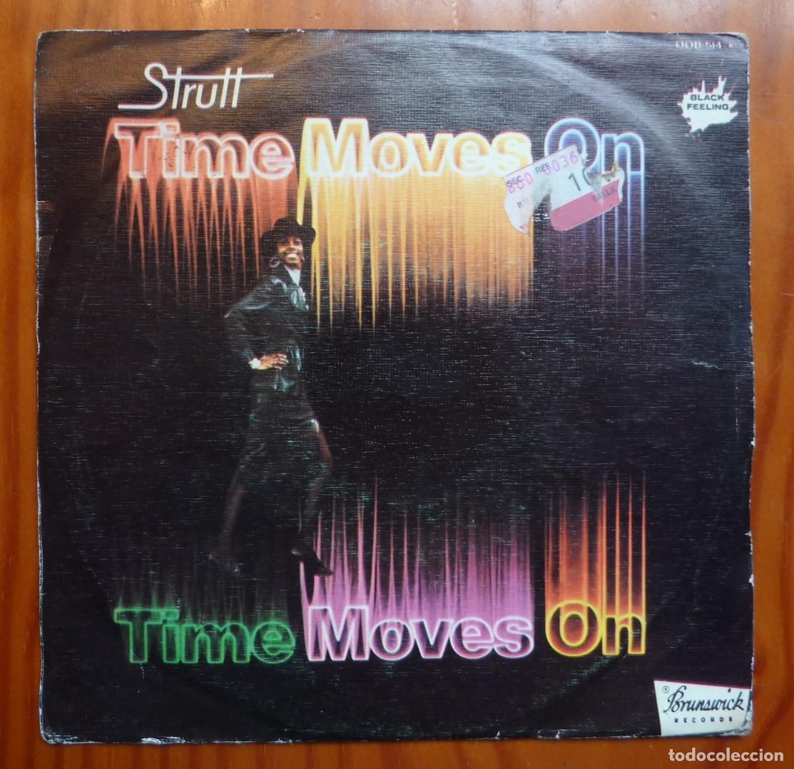 Discos de vinilo: STRUTT / TIME MOVES ON / 1976 / SINGLE - Foto 1
