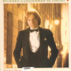 Discos de vinilo: RICHARD CLAYDERMAN - EN CONCERT / DOBLE LP DELPHIN 1981 / BUEN ESTADO RF-15786. Lote 399224404