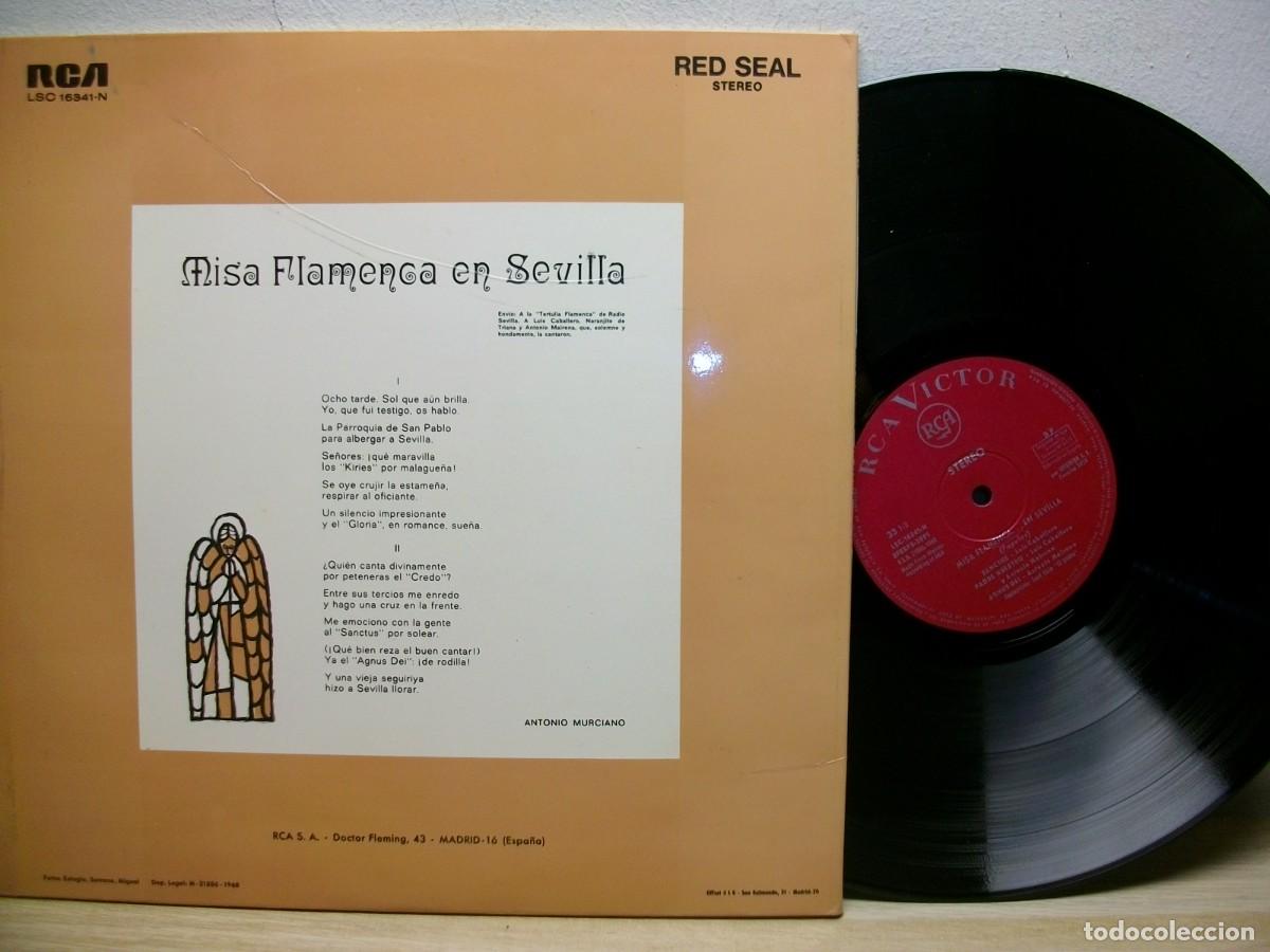 Discos de vinilo: Misa Flamenca... En Sevilla LP - Foto 2