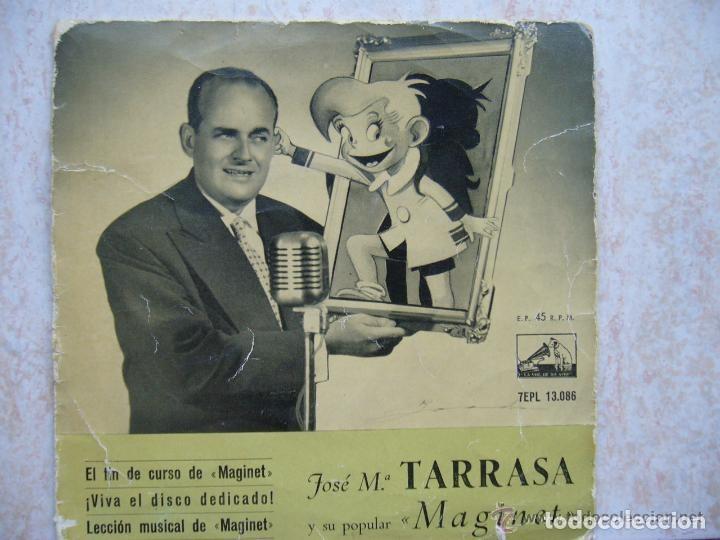 Discos de vinilo: MAGINET CON LAS HERMANAS RUSSELL vinilo single - Foto 1