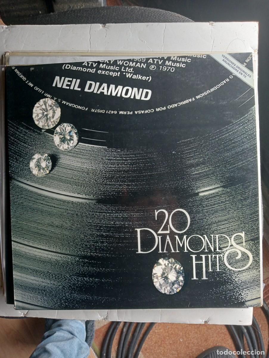 Discos de vinilo: neil diamond 20 diamond hits 1979 lp - Foto 1