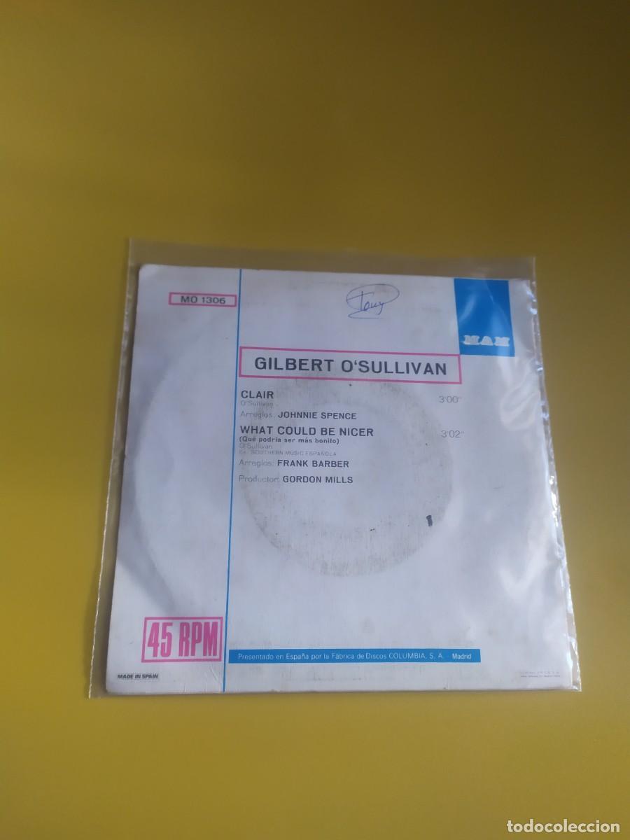 Discos de vinilo: Gilbert OSullivan - Clair / What could be nicer 1972 - Foto 2