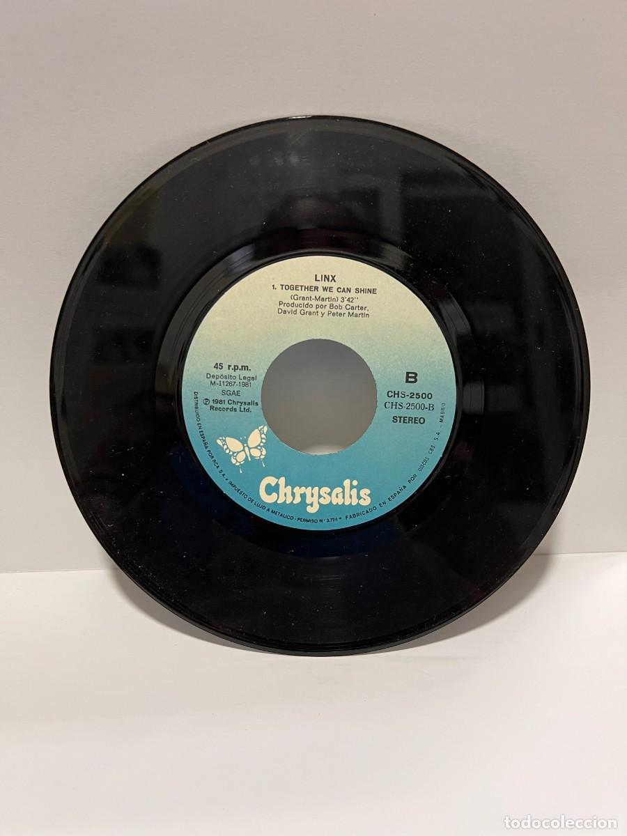 Discos de vinilo: SINGLE - LINX - INTUITION - INTUICION - CHRYSALIS - MADRID 1981 - Foto 3