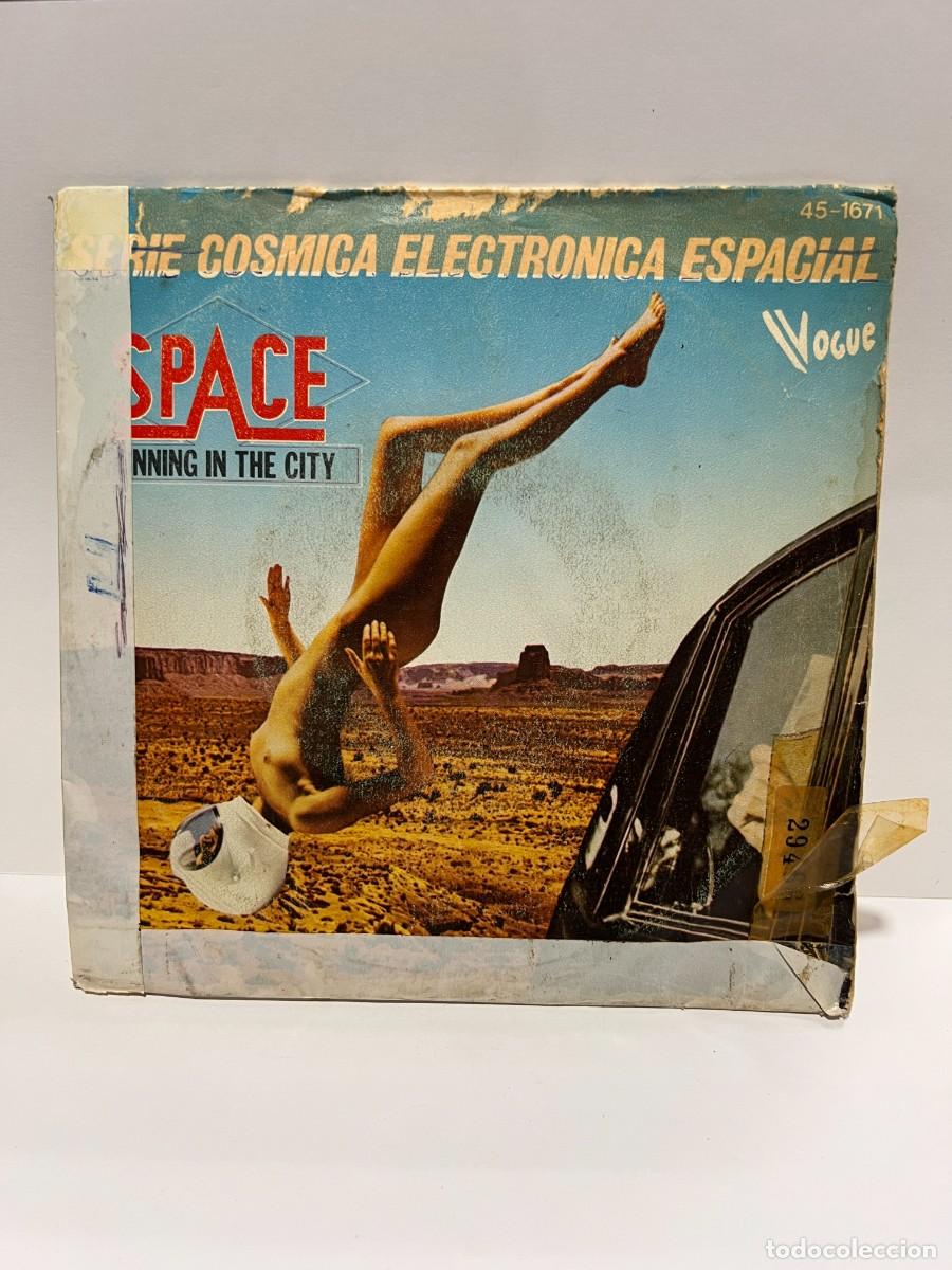 Discos de vinilo: SINGLE - SPACE - RUNNING IN THE CITY - MADRID 1978 - Foto 1