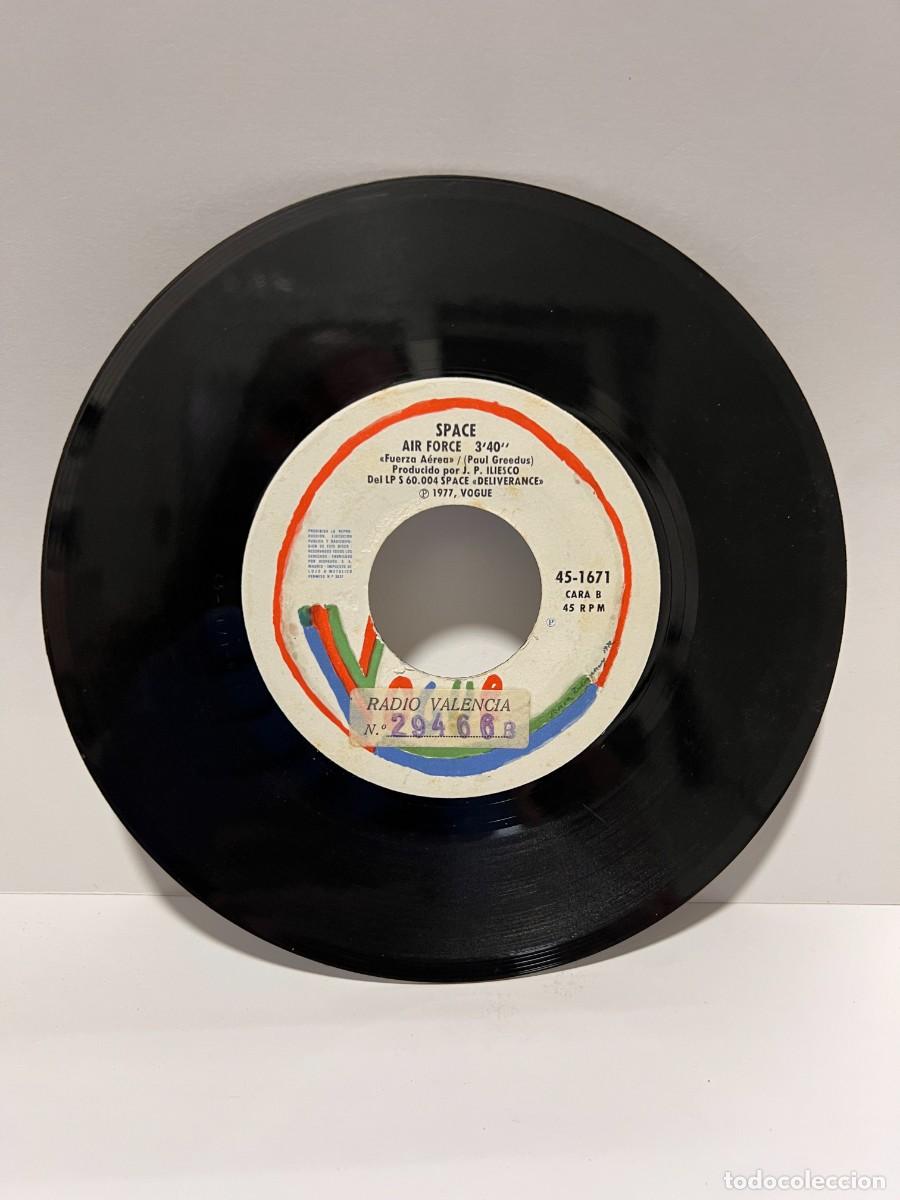 Discos de vinilo: SINGLE - SPACE - RUNNING IN THE CITY - MADRID 1978 - Foto 3