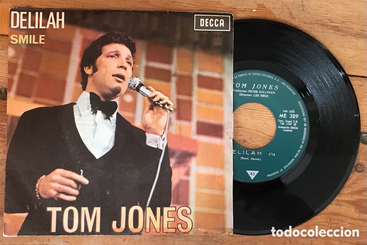 Discos de vinilo: Disco single Tom Jones - Foto 1