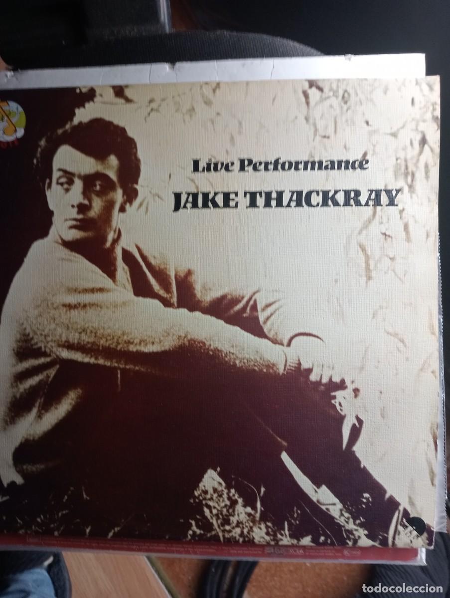 Discos de vinilo: jake thackray live performance uk 1976 lp raro - Foto 1