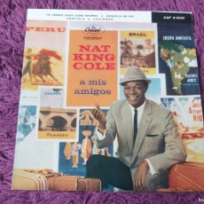 Discos de vinilo: NAT KING COLE – A MIS AMIGOS, VINYL 7” EP 1960 SPAIN EAP 2-1220. Lote 399427109