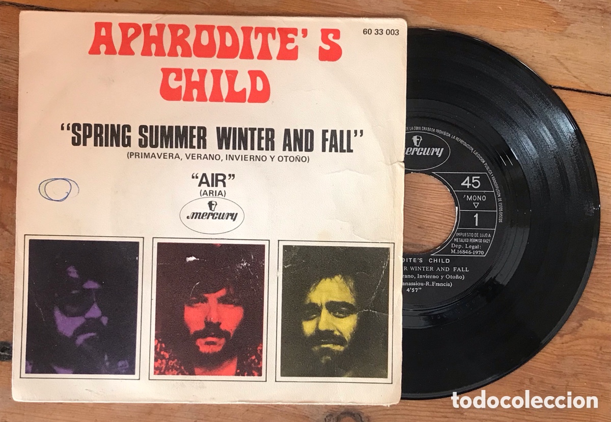 Discos de vinilo: Disco single Afrodites Child - Foto 1