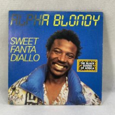 Discos de vinilo: SINGLE ALPHA BLONDY - SWEET FANTA DIALLO - ESPAÑA - AÑO 1988. Lote 399432964