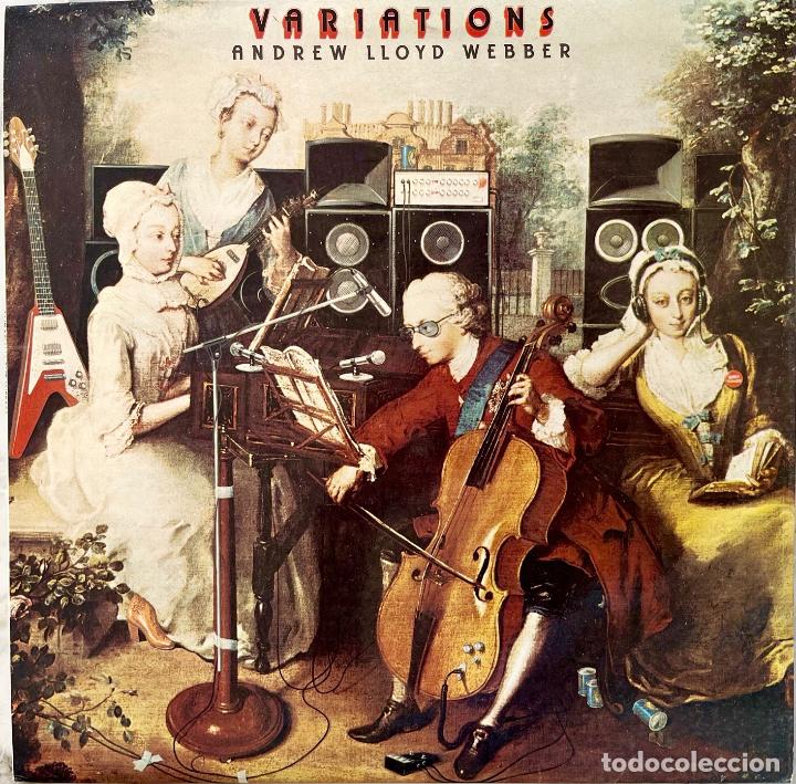 Discos de vinilo: VARIATIONS. LLOYD WEBBER. CON GARY MOORE. ROD ARGENT. JOHN MOLE. LP ORIGINAL UK CON FUNDA INTERIOR - Foto 2