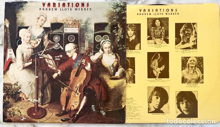 Discos de vinilo: VARIATIONS. LLOYD WEBBER. CON GARY MOORE. ROD ARGENT. JOHN MOLE. LP ORIGINAL UK CON FUNDA INTERIOR - Foto 1
