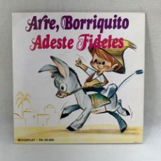Discos de vinilo: SINGLE ORFEÓN INFANTIL DE ESPAÑA - ARRE, BORRIQUITO - DOBLE PORTADA - ESPAÑA - AÑO 1972. Lote 399444109