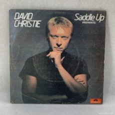Discos de vinilo: SINGLE DAVID CHRISTIE - SADDLE UP / PREPÁRATE - ESPAÑA - AÑO 1982. Lote 399449284