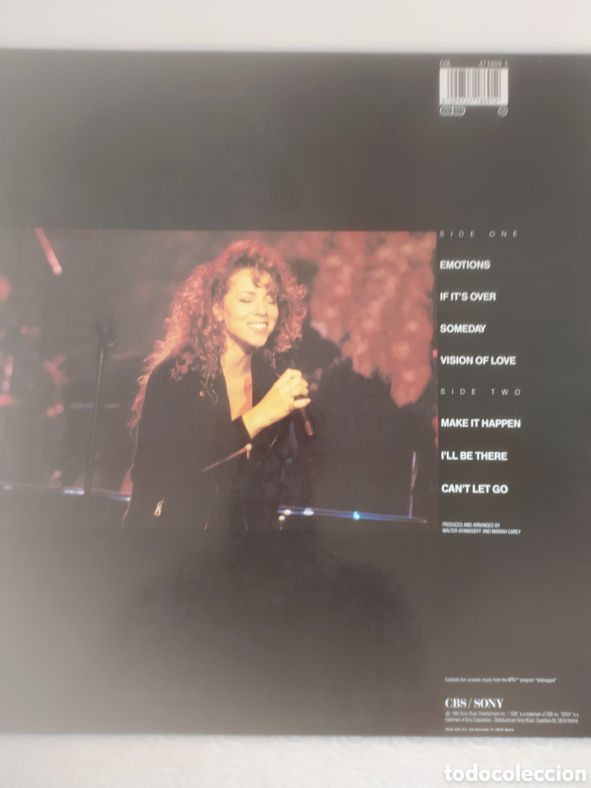 Discos de vinilo: Mariah Carey Unplugged EP - Foto 2