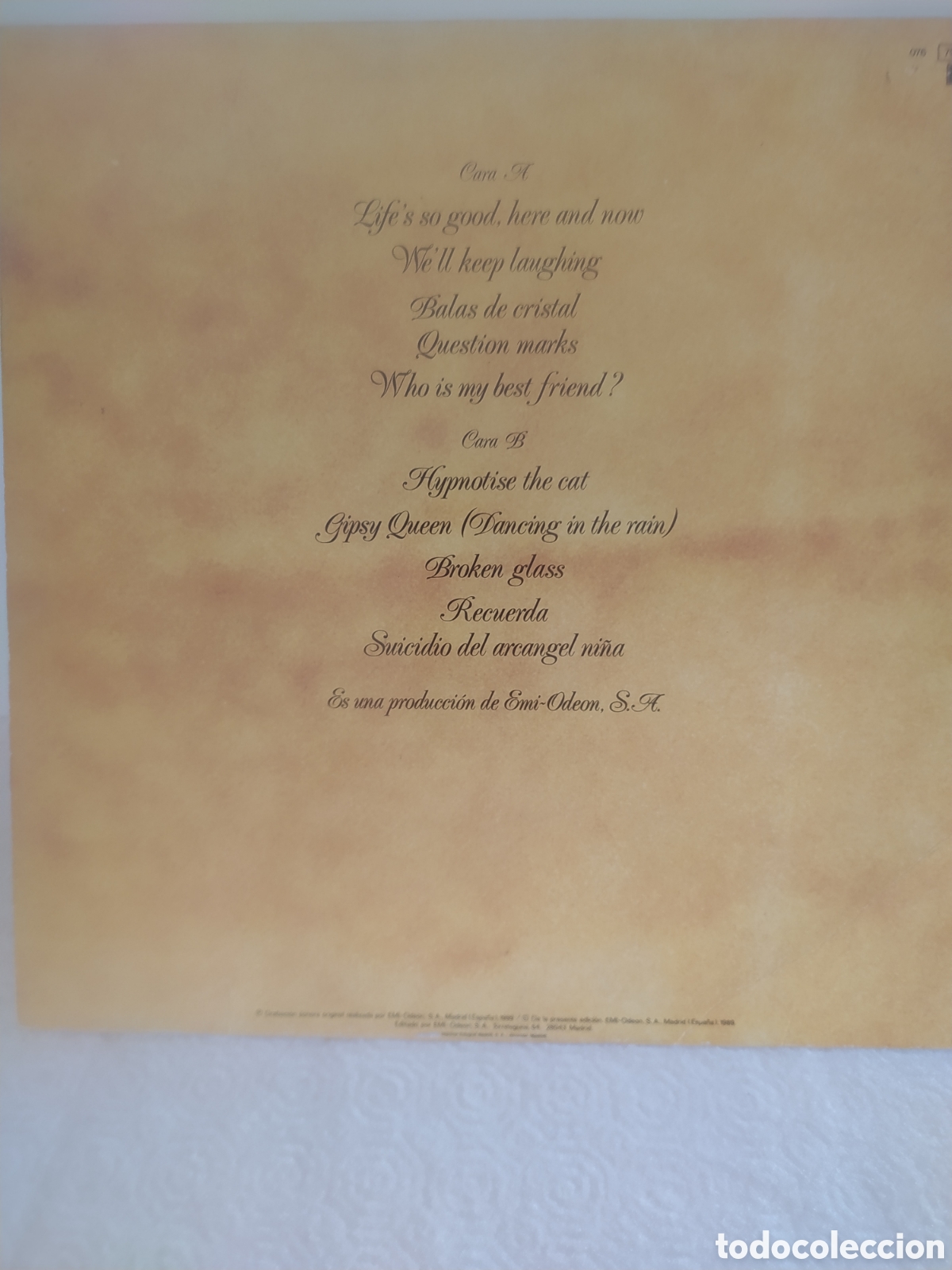 Discos de vinilo: Tan tan go Spanish romance LP - Foto 2