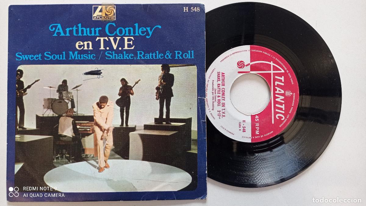 Discos de vinilo: ARTHUR CONLEY - EN T.V.E. -SINGLE ATLANTIC ESPANA 1969 - Foto 1
