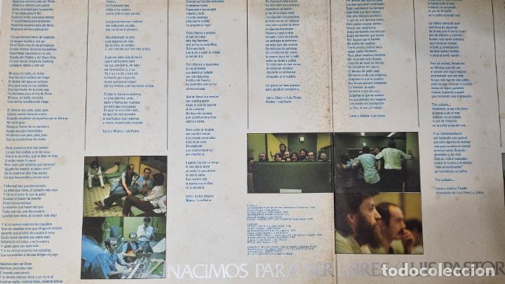 Discos de vinilo: NACIMOS PARA SER LIBRES LUIS PASTOR - VINILO - Foto 4