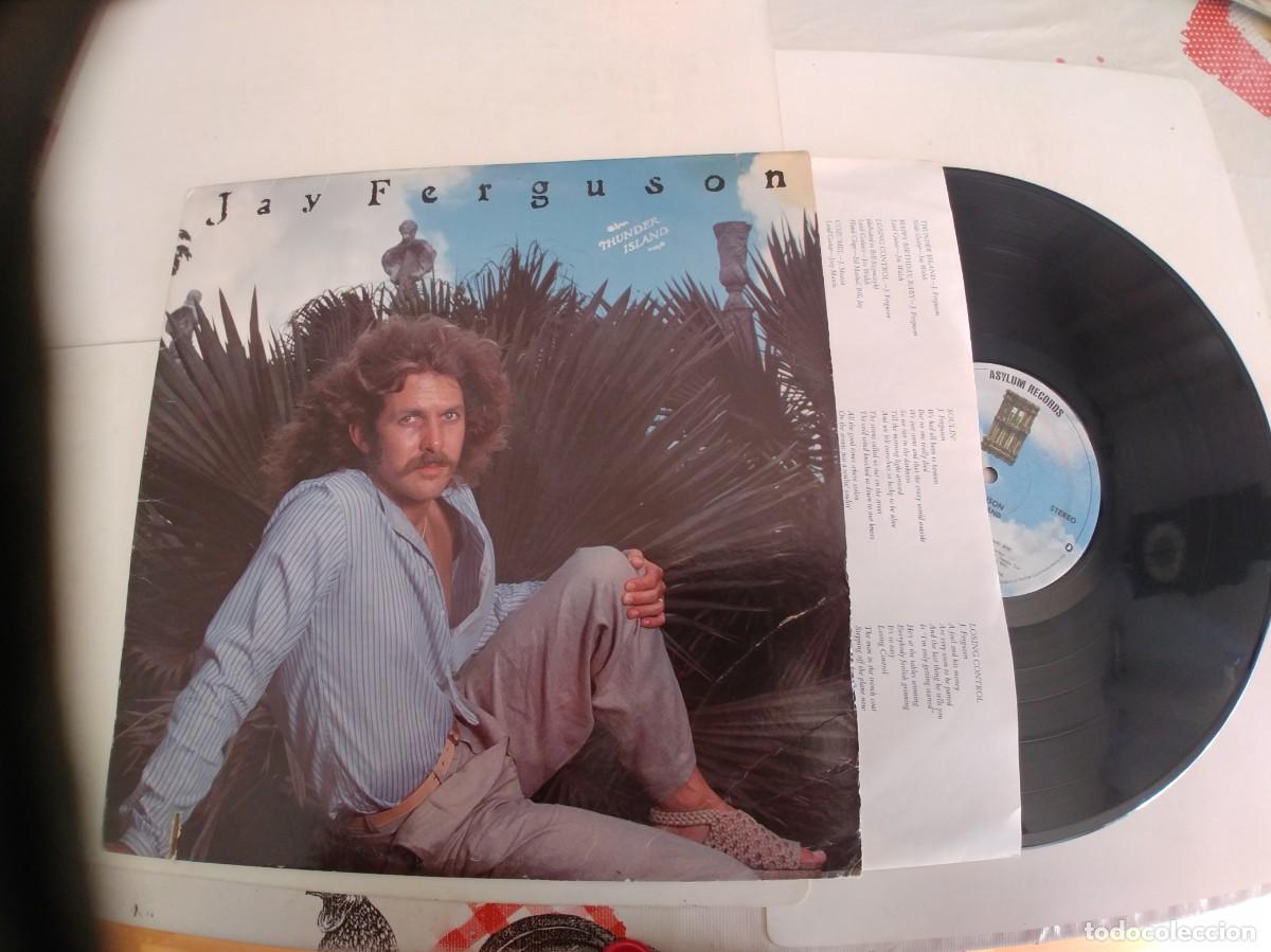 Discos de vinilo: JAY FERGUSON-LP THUNDER ISLAND-LETRAS - Foto 1