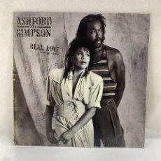 Discos de vinilo: LP - VINILO ASHFORD & SIMPSON - REAL LOVE - ESPAÑA - AÑO 1986. Lote 399621609