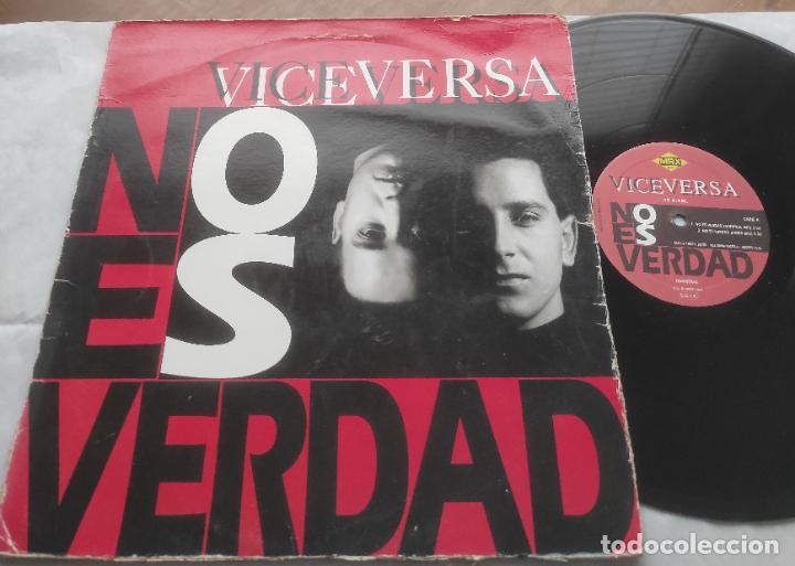 Discos de vinilo: VICEVERSA -- NO ES VERDAD - MAXI- 1992-** - Foto 1