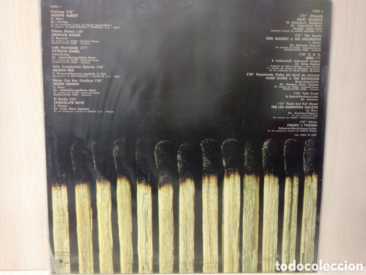 Discos de vinilo: Various - Exitos Del Momento (LP, Album) - Foto 2